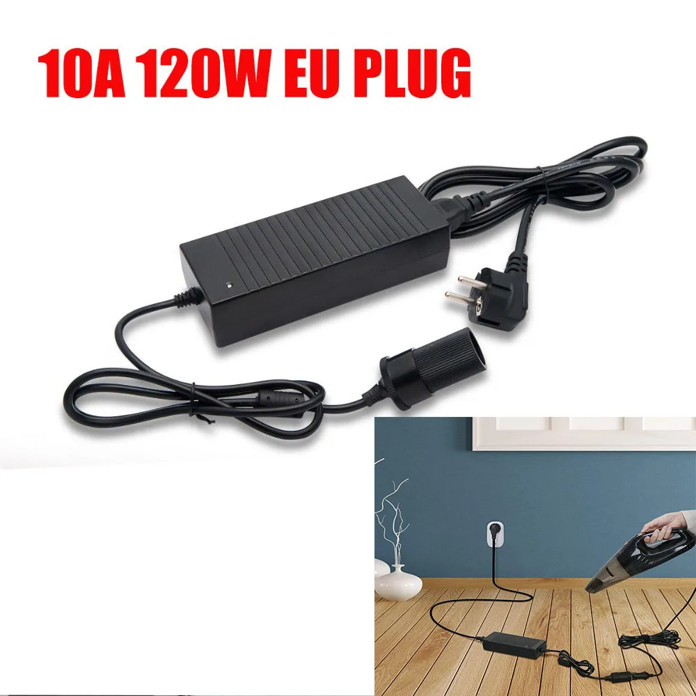 Car Charger Adapter 10A 120W EU Plug Voltage Transformer Power AC-DC | Автомобили и мотоциклы
