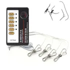 Набор электрошоковых зажимов для сосков, электрическая грудь, клитор, стимулятор, зажим для сосков, массажер для сосков, БДСМ, медицинская фотография