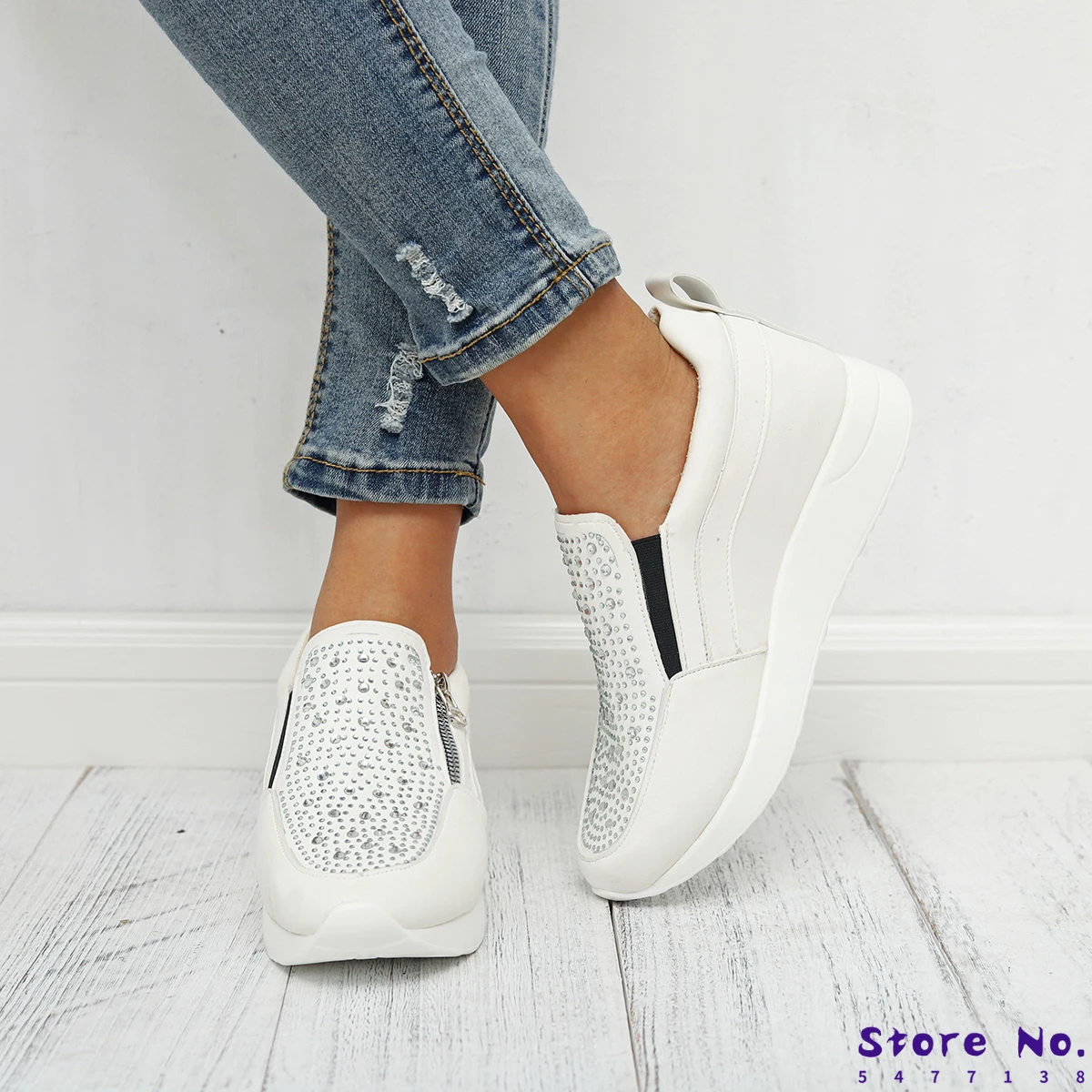 

Женская обувь высокого черный, белый, розовый цвет для спорта на открытом воздухе стразы; Женские кроссовки на платформе