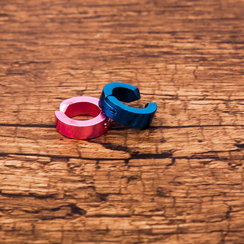 

New Fashion Trendy Metal Titanium Clip Earrings Set For Women C Shaped Earrings For Female Jewelry Accessories Gift