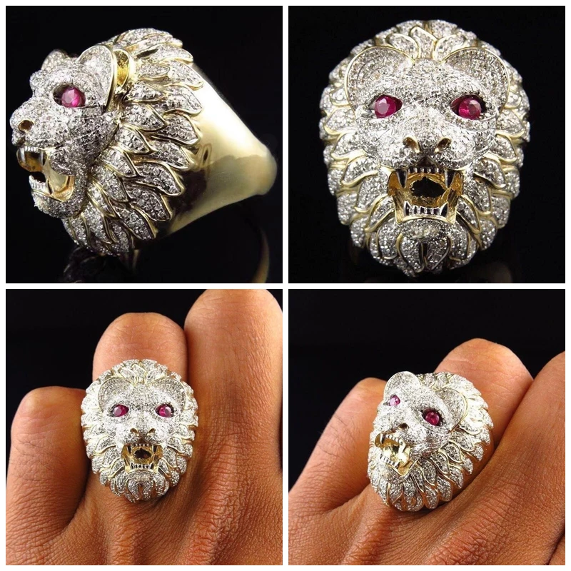 Мужское кольцо в стиле панк турецкое ювелирное изделие с большим синим камнем