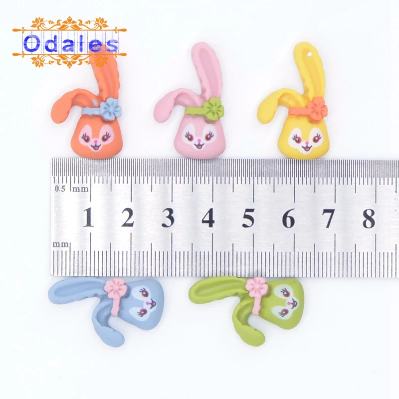 30 шт./лот DIY Мультяшные аксессуары для волос милый цветок кролик украшение