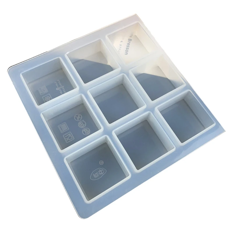 

Casting Mold Nine Squares Shape DIY Crafts Jewelry Casting Tool Handmade Craft Flexible Durable and Smooth Gift for Kids