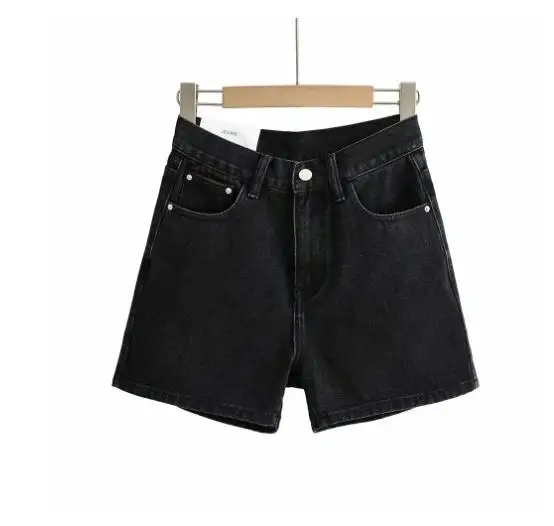 

New High Waist Women Denim Shorts Wide Leg Female Streetwear Spring Autumn Skinny Sexy Jeans Short Fashion Ladys Short K1580