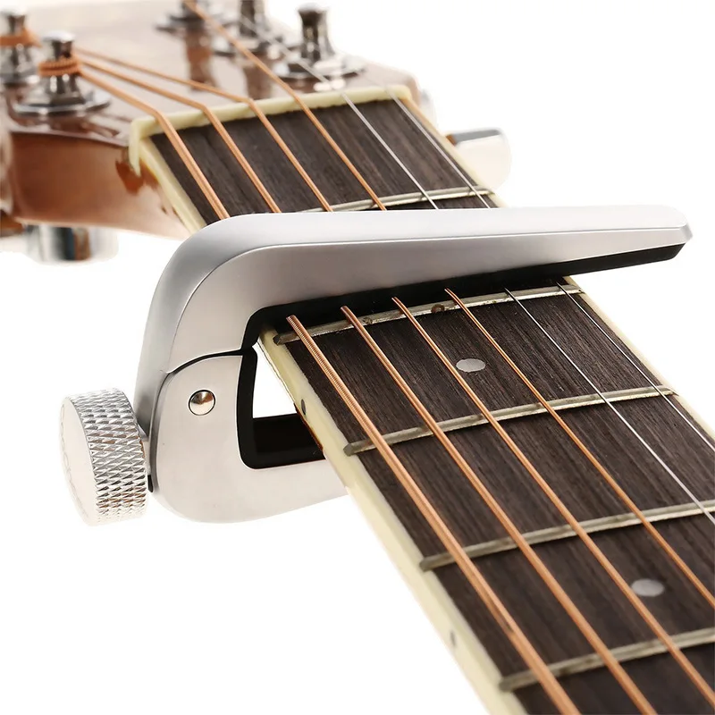 

Universal Capo Guitar Accessories Quick Change Clamp Key Aluminium Alloy Metal Acoustic Classic for Guitar Parts
