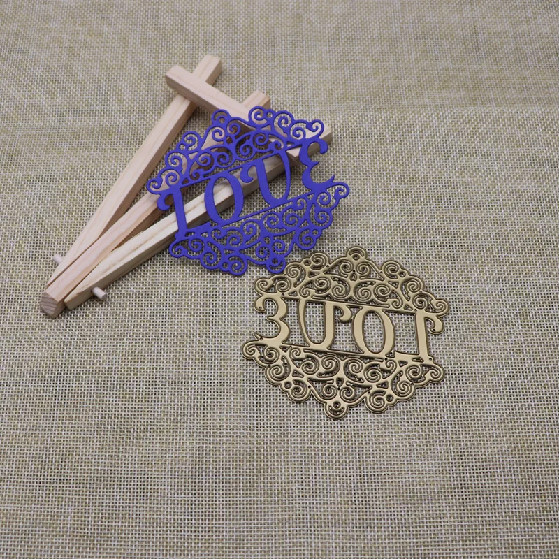 Нестандартные кружевные границы любовь металлические Вырубные штампы трафареты