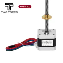 Nema 17 17HS4401L-400L Stepper Motor 1.5A with 4pin Cable T8 Lead Screw Nut Part For CNC Z Axis Linear 3D Printers Parts