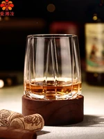 japanese crystal sword grain whisky glass vertical stripe coffee glass iced coffee cup wine glasses shot glasses cocktail glass