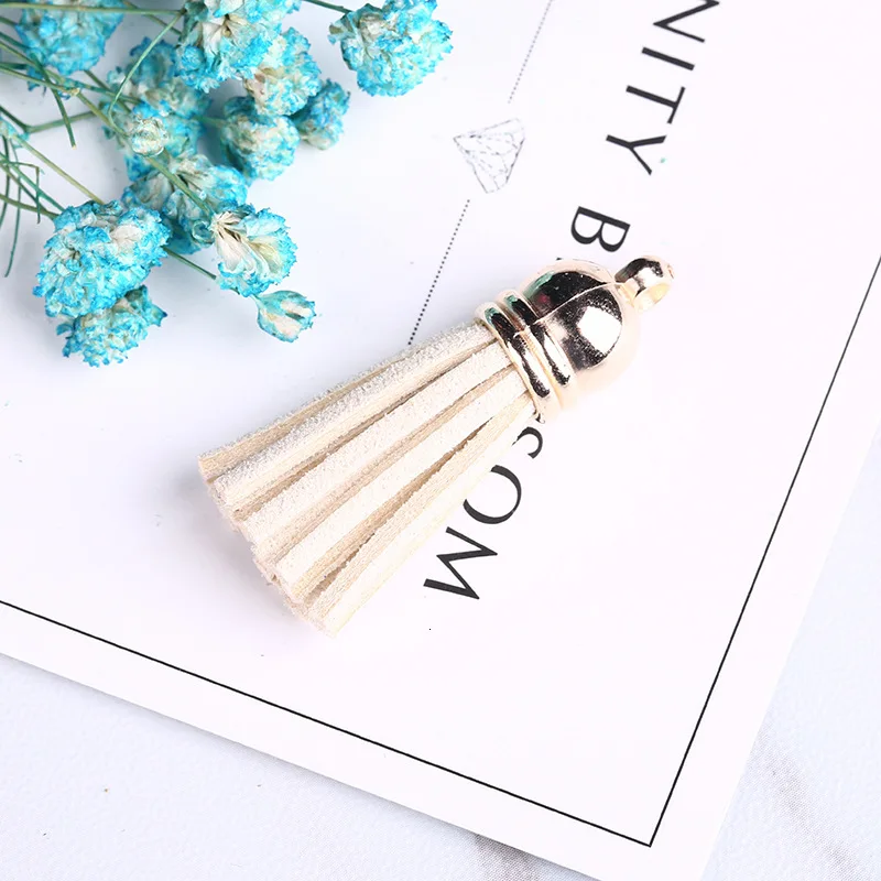 DIY 20 шт./лот мини Винтаж замшевые Ленточки с плоским дном для одежды мешок ювелирных изделий Шторы украшения дома аксессуары-кисточки - Цвет: 17