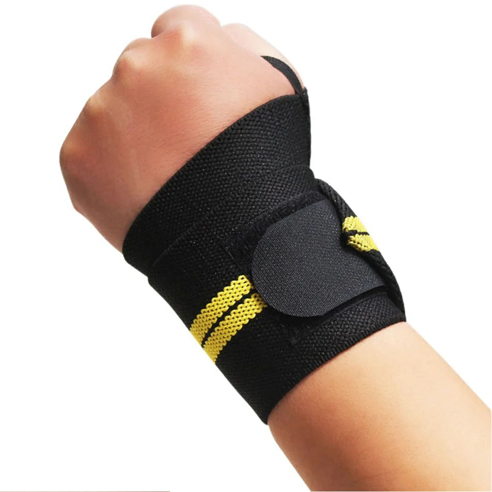 High quality 1 piece Weight Lifting Strap Fitness Gym Sport Wrist Wrap Bandage Hand Support Wristband dropshipping wholesale | Спорт и