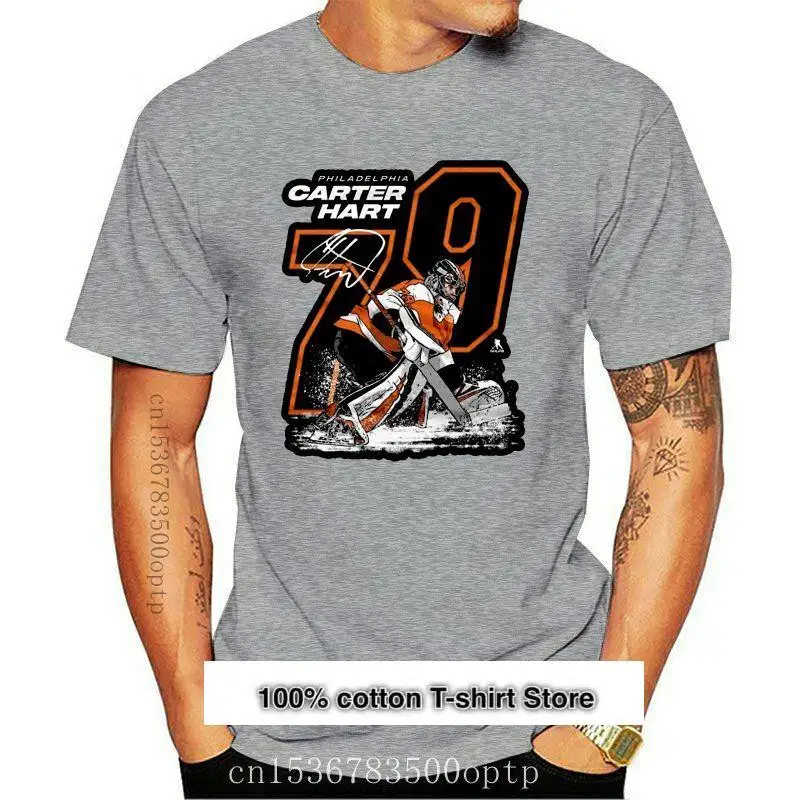 

Camisa de Hockey Carter Hart para niños, camisa con contorno de Carter Hart, nueva