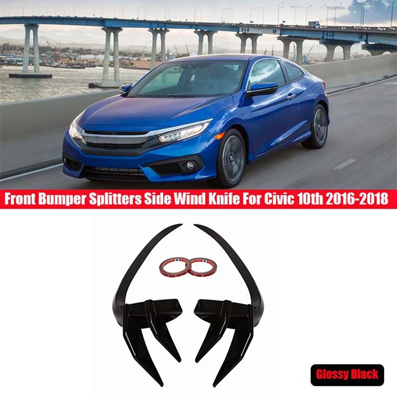 

2 шт., противотуманные фары для переднего бампера Honda Civic 10 2016-2018