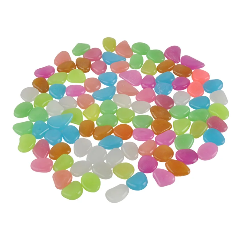 Горячая продажа садовый газон товары светится в темноте камни Открытый Декор