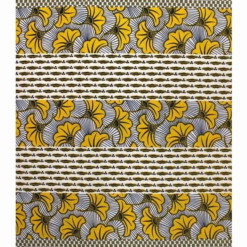 

nigerian veritable tissus wax cotton fabric for fashion clothes 6yard high quality african guaranteed block print wax fabric!y47