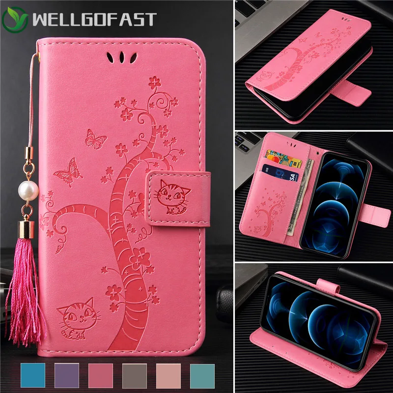 

For Samsung A51 A71 A70 A50 A30 M31S A01 Core A20e A10s A11 A40 A31 A51 A41 A71 Flip Wallet Leather Case with Tassel Phone Cover