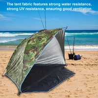 outdoor beach tent summer sunshade pop up camping tent 170t polyester sunshade tent for fishing camping hiking picnic park