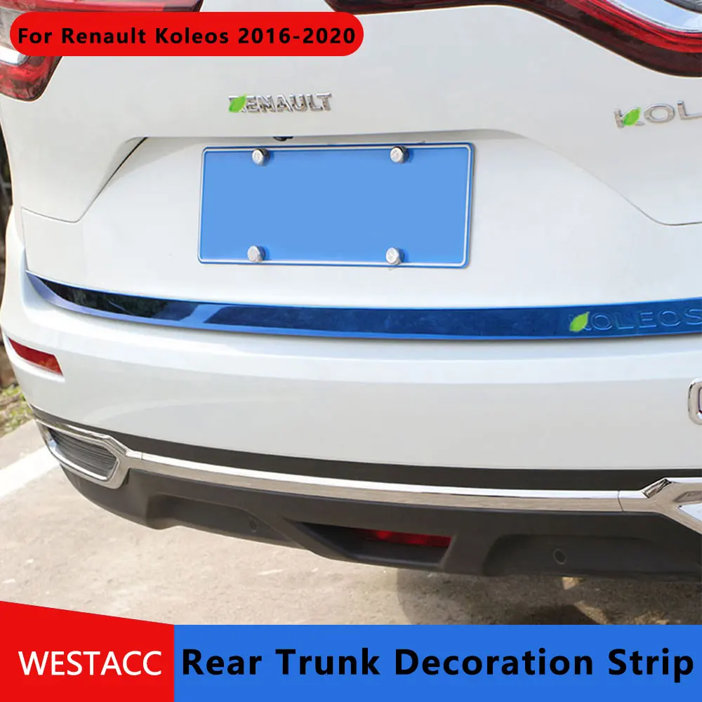 Нержавеющая сталь для Renault Koleos 2016 - 2020 ABS 1 шт. автомобильная задняя наклейка