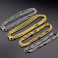 10 pcs gold platinum color cross necklace chain bracelet jewelry necklace making accessories diy iron alloy crafts findings