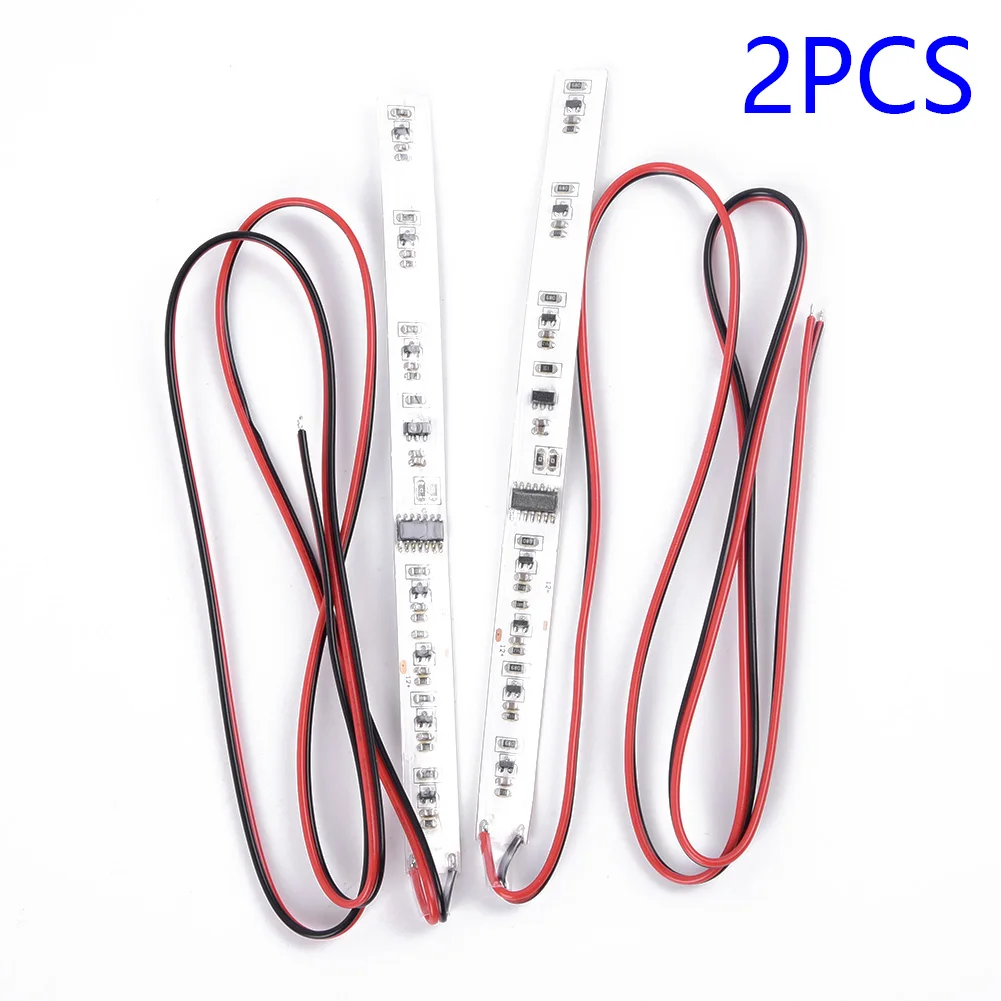 

5W Light Strip Amber 12V DC LED Left+Right Turn Signal Indicator Parts