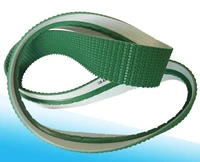 pvc green lawn pattern circular conveyor belt