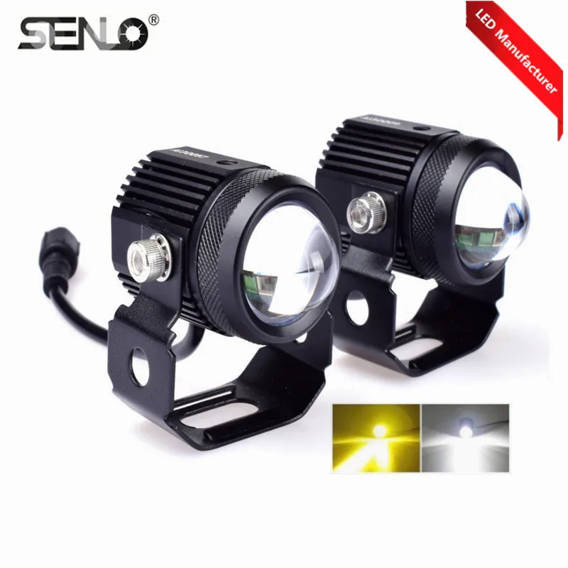 2019 обновленная светодиодный головной светильник работы туман 15W 24V двойной Цвет