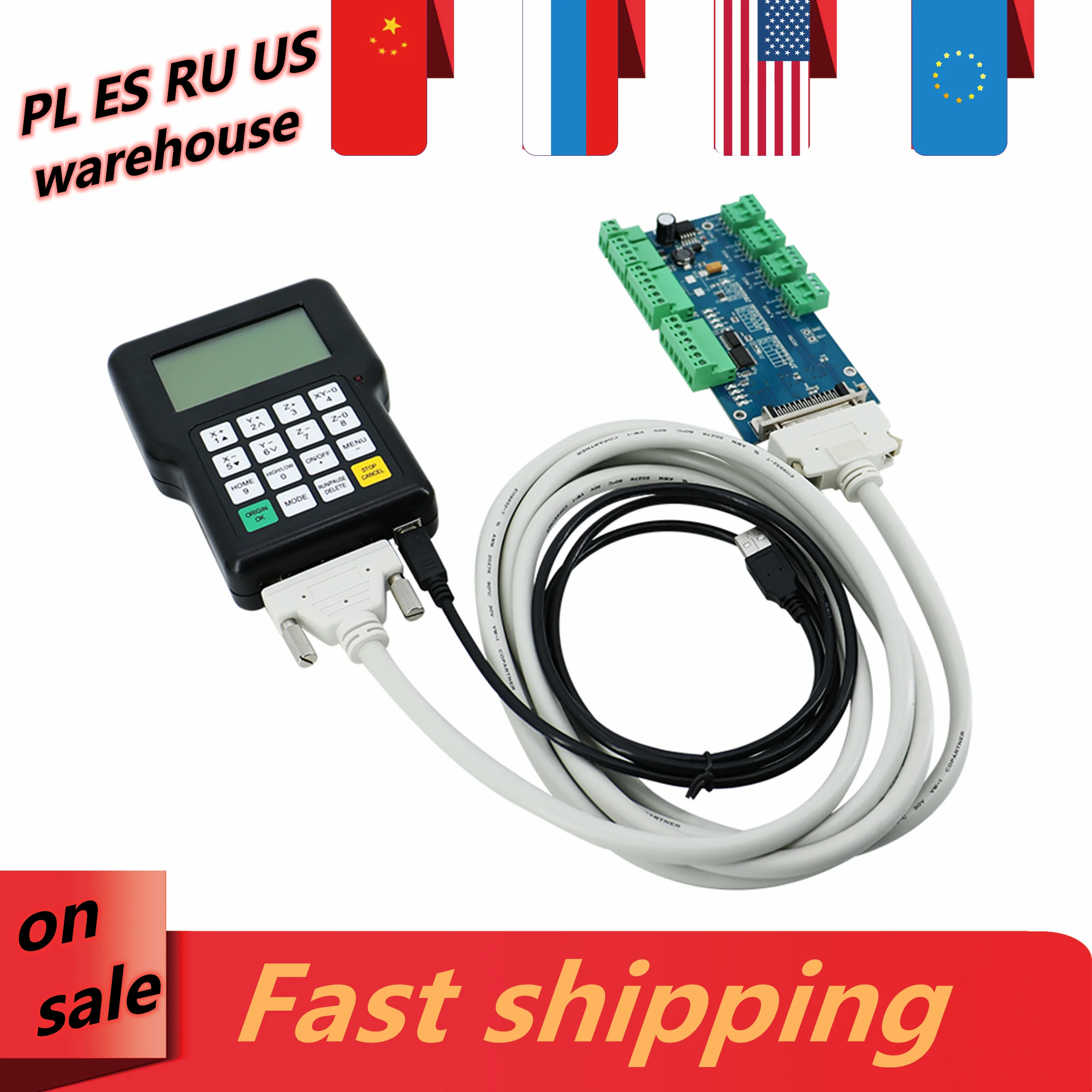 

DSP A11 0501 CNC controller 3 axis Motion Controller 1Mhz For CNC engraving and cutting English version