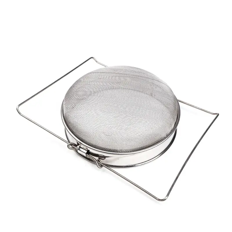 

Stainless Steel Double-decker Honey Filters Strainer Network Screen Mesh Filter Beekeeping Tools Dropshipping