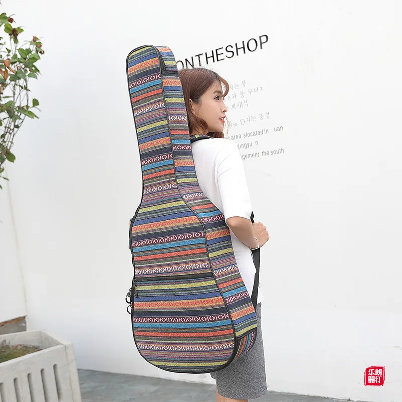 41 дюймов народная Классическая гитара с текстильной отделкой из хлопка