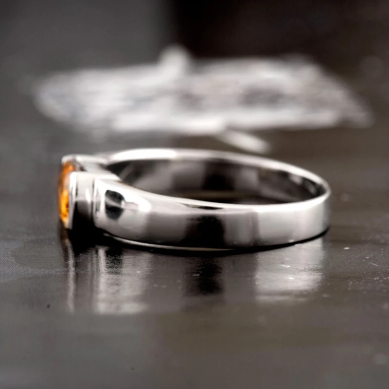 Semi кольцо с драгоценным камнем для мужчин/женщин классический дизайн