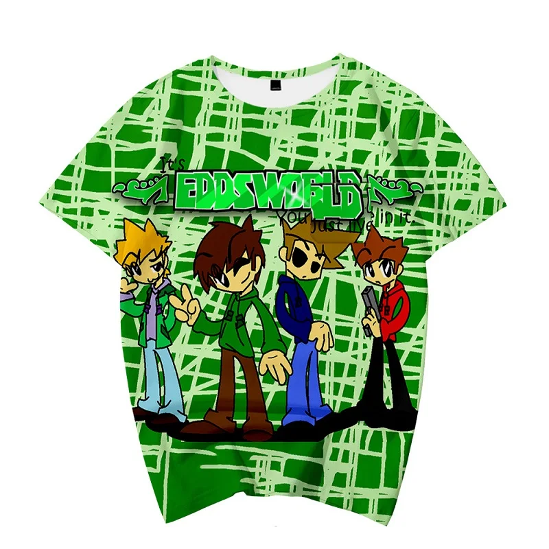 

Футболка детская летняя с коротким рукавом, 3D принтом и графическим принтом