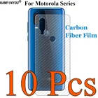 10 шт. для Motorola One Vision Action Macro Zoom G8 G7 G6 E6 Play Plus 3D углеродное волокно задняя пленка защитная наклейка для экрана