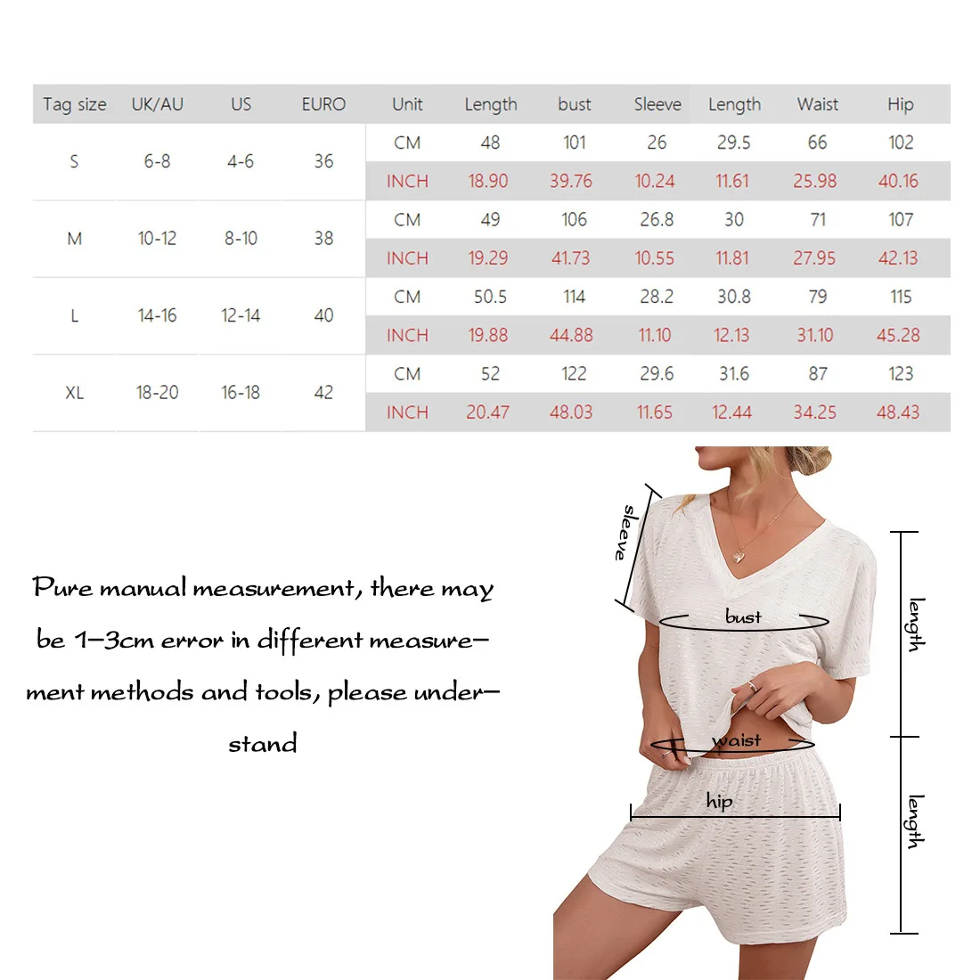

Puimentiua Women Home Clothes Solid Color Pajamas Tops Shorts Cotton Soft Pijama Set Mujer Short Sleeve Casual Summer Sleepwear