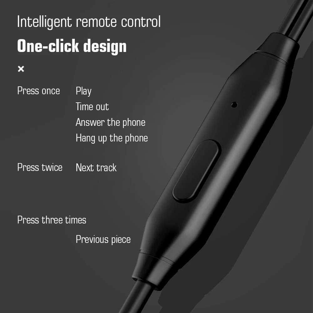 

Original Lenovo HF130 3.5mm In-ear Wired Earphone Sound Heavy Subwoofer Driver Stereo Earbuds Sports Earphone with Mic Headset