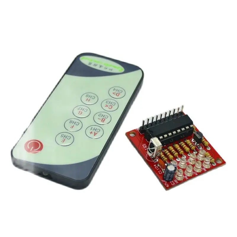 8-канальная плата ИК инфракрасного приемника модуль задержки реле вождения +