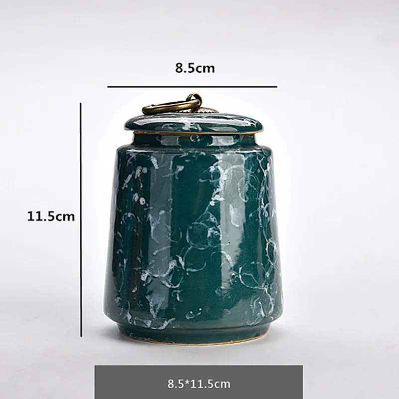 Красочные высококачественные банки для чая ретро керамические конфет