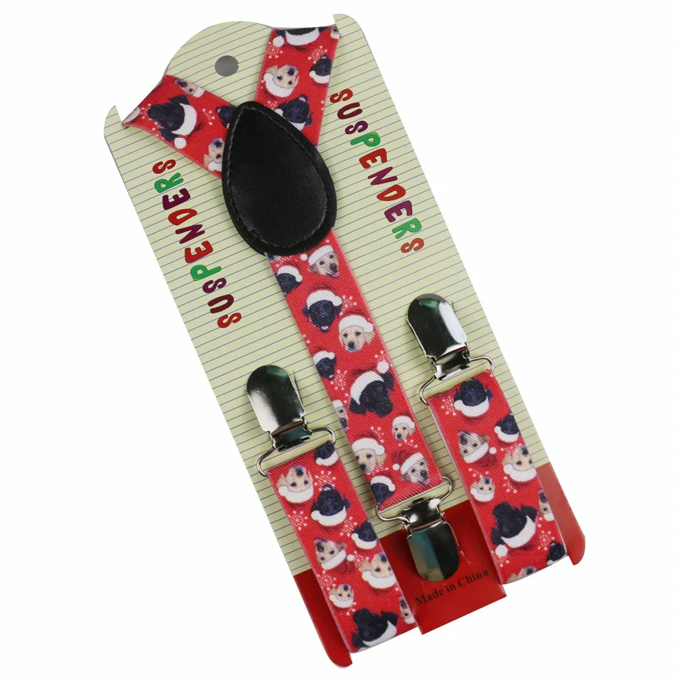 Высококачественные детские подтяжки с принтом фламинго эластичные регулируемые