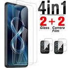 4 в 1 закаленное стекло для Asus Zenfone 8 Защита для экрана Защитная пленка для Asus Zenfone8 Zenfone 8 Flip ROG Phone 5 стекло