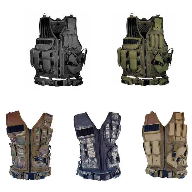 Открытый тактический жилет Камуфляжный пуленепробиваемый swat разгрузка тела