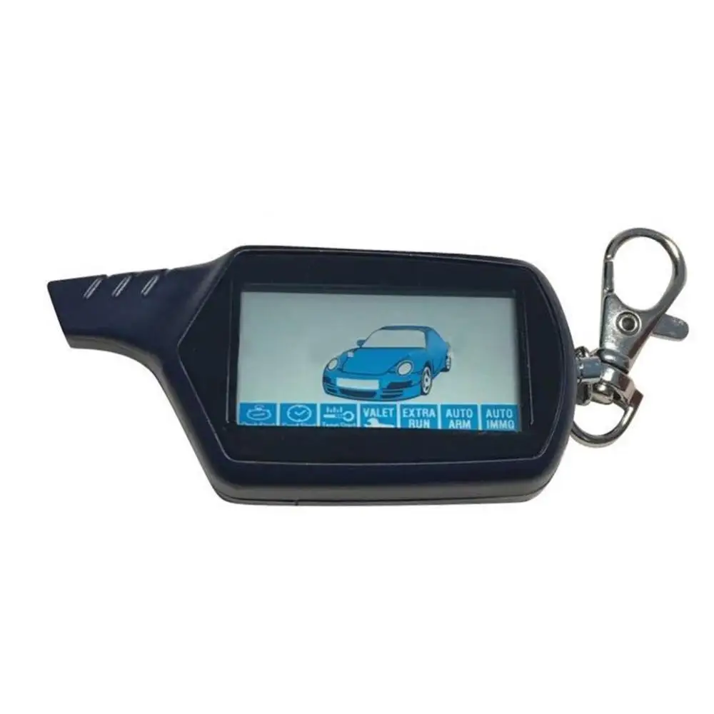 

Car Security System Anti-theft Alarm 2-way B9 Remote Control with Display Screen Automobiles Security Protection