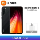 Смартфон Xiaomi Redmi Note 8 с глобальной прошивкой, 6 ГБ + 128 Гб, Snapdragon 665, дисплей 2340x1080P, камера 48 МП, аккумулятор 4000 мАч