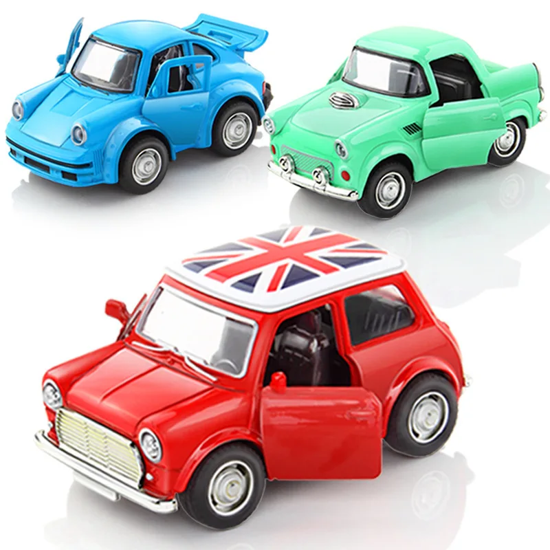 1:38 сплав автомобиль тянет назад литье под давлением модель игрушечный звуковой