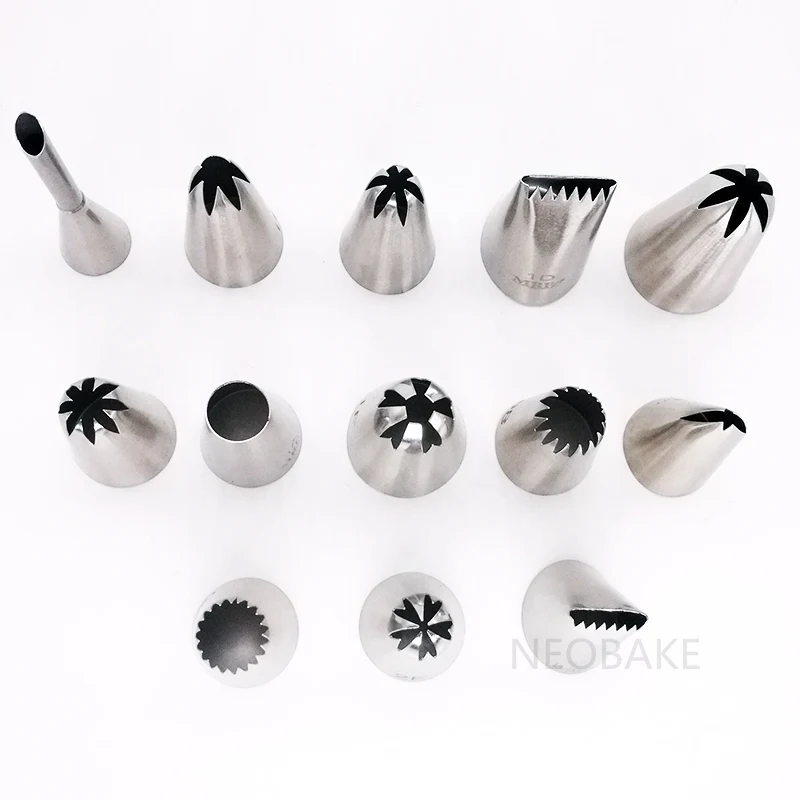 13 шт. кондитерские насадки большого размера для украшения торта|baking set|cake tipsdecorating