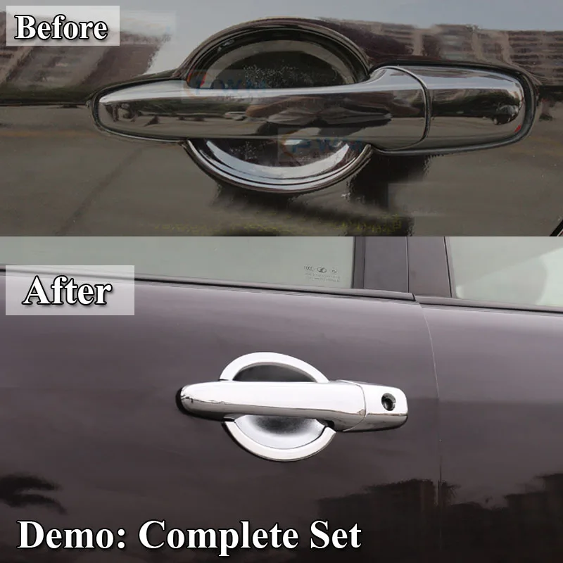 Хромированная крышка дверной ручки и Крышка Дверной чаши для Mazda 5 Mazda5 Premacy 2005 2010 ABS