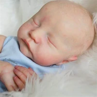 21inches reborn doll kit levi soft real touch sleeping baby unpainted unfinished doll parts diy blank reborn vinyl doll kit