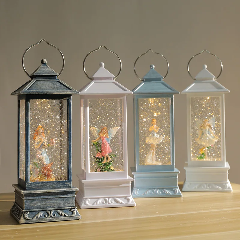 

Праздничный вечеринка Свадьба День рождения памятная активность путешествия водяной Блестящий фонарь светодиодный музыкальный фонарь в ф...