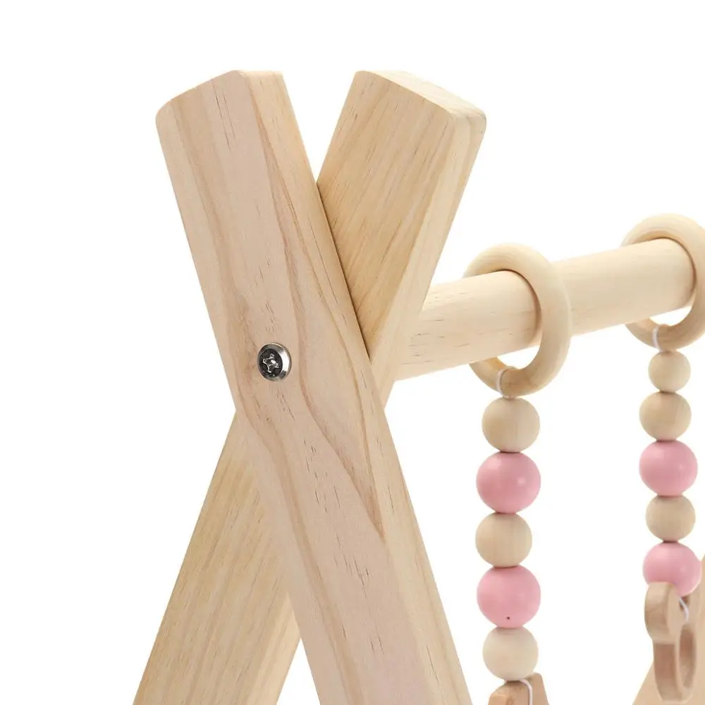 Скандинавский декор для детской комнаты игра в тренажерный зал деревянная