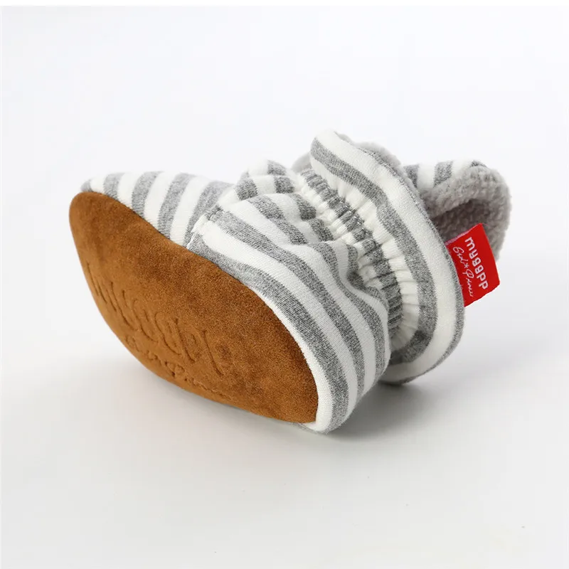 Обувь для новорожденных обувь начинающих ходить ботинки в полоску мальчиков и