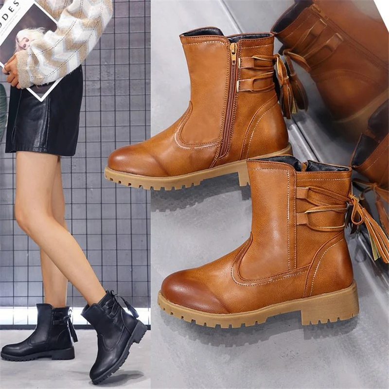 Женские Дизайнерские ботильоны элегантные ботинки коричневого цвета черные