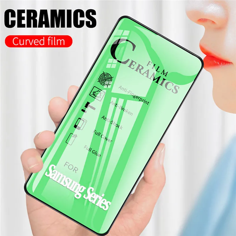 

HD Ceramic for Samsung A71 A72 A52 A51 A50 A20 S21 Screen Protectors for Samsung Galaxy M31 M51 Camera Lens Soft Protection Film