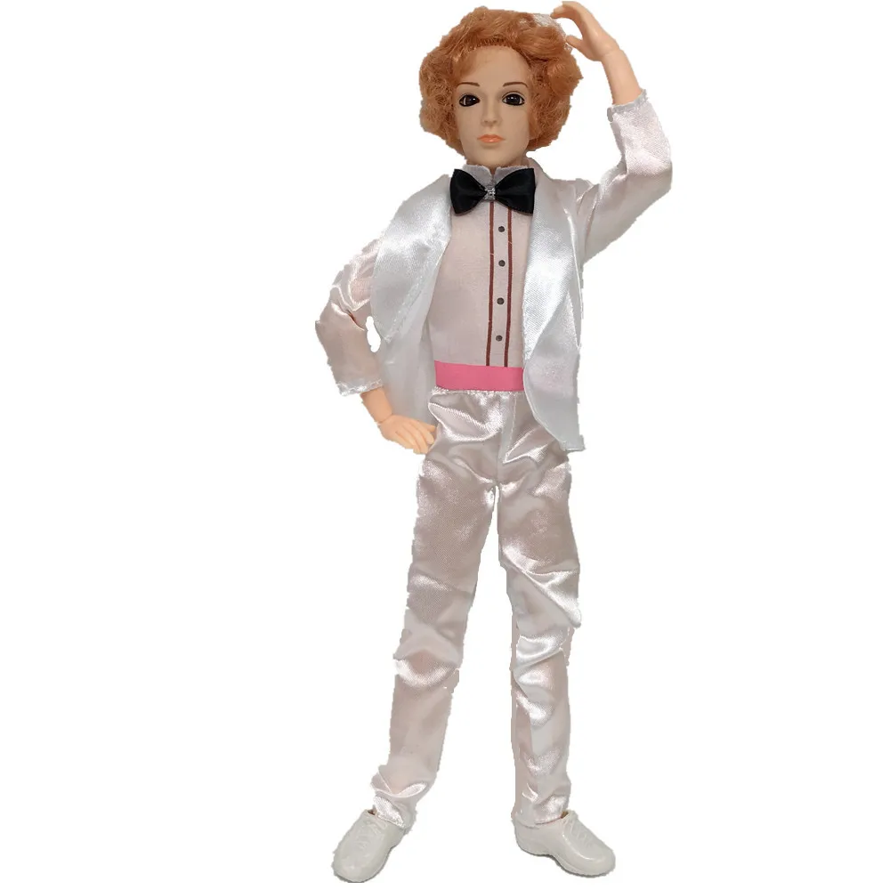 Один шт. Повседневная Одежда для куклы рубашка мальчика костюм штаны Мужская